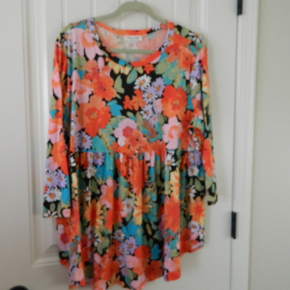 Cream & Sugar Super Soft Long Sleeve Baby Doll Top